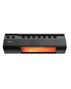 Rinnai RSE1S35BN 35000-BTU Black Steel Wall-mount Natural Gas Patio Heater