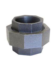 LF 1-1/2 150# BLK STL UNION W/ BRS SEAT DOM