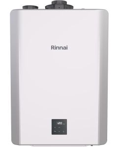 Rinnai RXP199iN Condensing Smart Sense Natural Gas or Propane Tankless Water Heater, Indoor or Outdoor Water Heater, Up to 11.1 GPM, 199,000 BTU