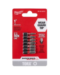 Milwaukee Tool 48-32-4615 SHOCKWAVE™ 7-Piece Impact Torx Insert Bit Set