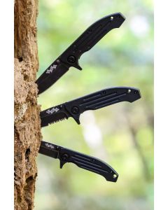 Camco 51912 Kuuma Folding Knife - 6-1/2" Open, 3-5/8" Closed, Spring Assist