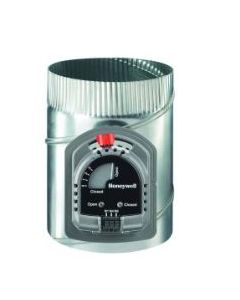 Honeywell TrueZONE® ARD7TZ/U Single Blade Automatic Damper, 7 in Dia, Round, 24 VAC, 6 A, 90 deg Rotation, Import