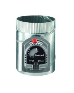 Honeywell TrueZONE® ARD9TZ/U Single Blade Automatic Damper, 9 in Dia, Round, 24 VAC, 6 A, 90 deg Rotation, Import