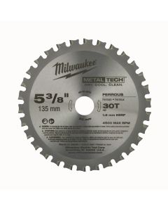 Milwaukee Tool 48-40-4070 5-3/8 in. 30T Ferrous Metal Circular Saw Blade