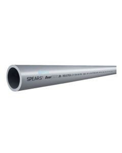 Spears Pd-800-030C-10 Pipe, 3 In, 10 Ft L, Sch 80/Xh, Plain, Cpvc, Domestic