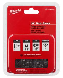 Milwaukee Tool 49-16-2715 16 in. Replacement Chainsaw Chain
