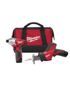 Milwaukee Tool 2491-22 M12 Cordless Lithium-Ion 2-Tool Combo Kit