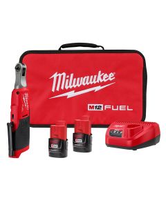 Milwaukee Tool 2566-22 M12 Fuel 1/4" High Speed Ratchet Kit