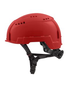 Milwaukee Tool 48-73-1308 Red Vented Safety Helmet (Usa) - Type 2, Class C