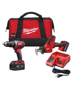 Milwaukee Tool 2695-22 M18 Cordless 2 Tool Combo Kit