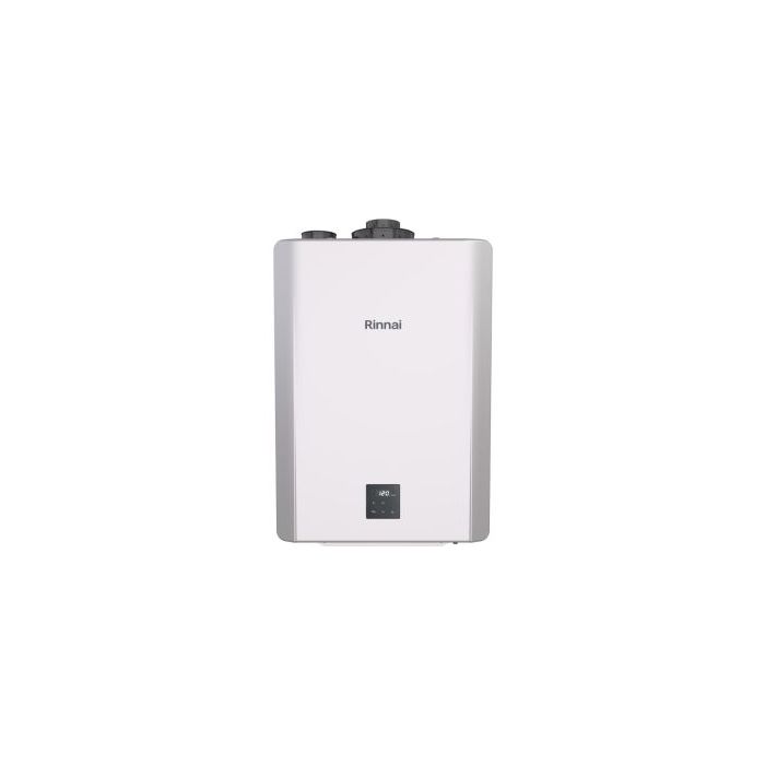Rinnai RXP199iN Condensing Smart Sense Natural Gas or Propane Tankless Water Heater, Indoor or Outdoor Water Heater, Up to 11.1 GPM, 199,000 BTU