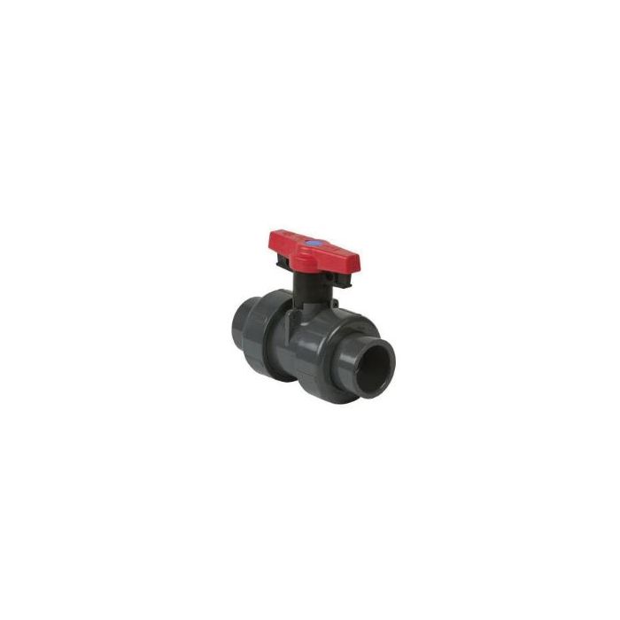 Spears 1822-030 True Union 2000 Industrial Ball Valve, 3 in Nominal, Socket End Style, PVC Body, EPDM Softgoods, Domestic