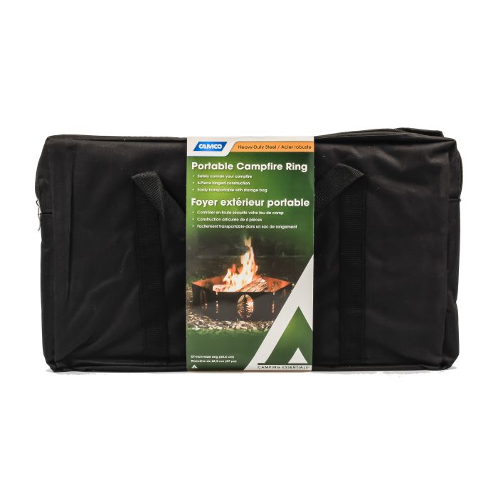Camco 51091 Portable Campfire Ring - w/Bag Bilingual