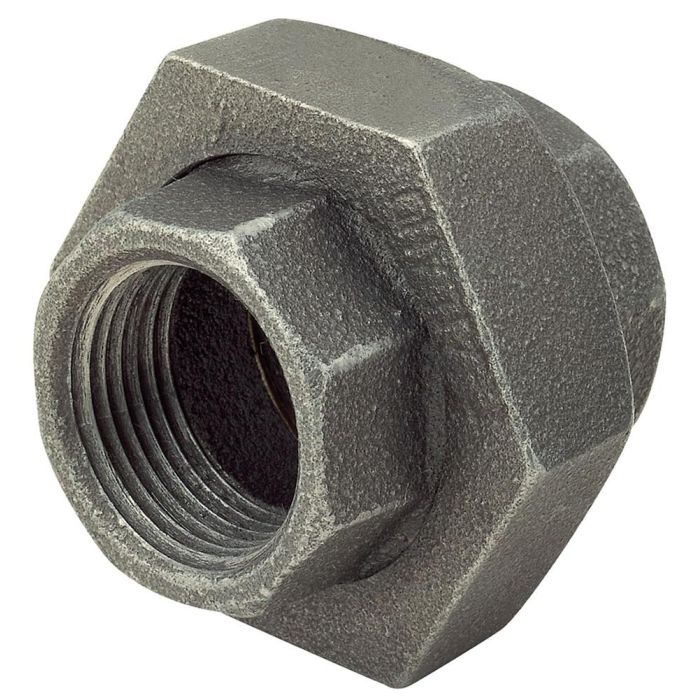 Matco V MBUN07 1-1/2 in Black Malleable Union