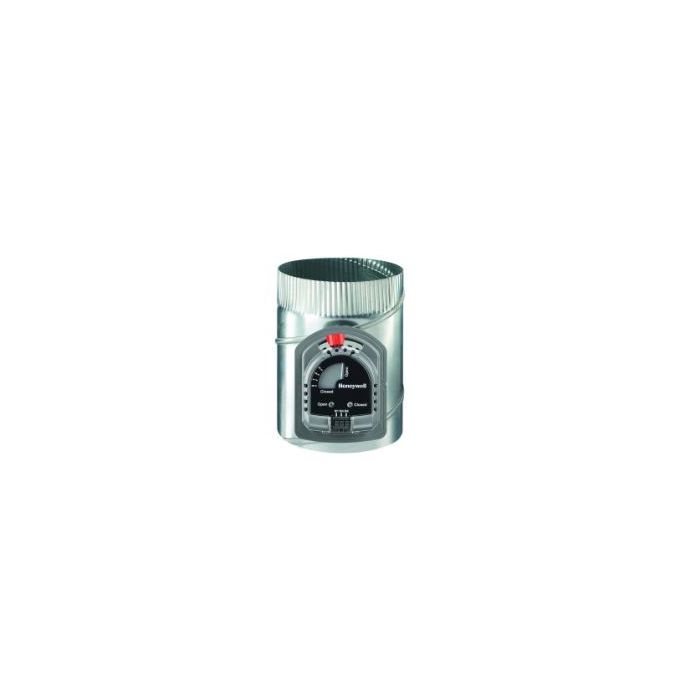 Honeywell TrueZONE® ARD7TZ/U Single Blade Automatic Damper, 7 in Dia, Round, 24 VAC, 6 A, 90 deg Rotation, Import
