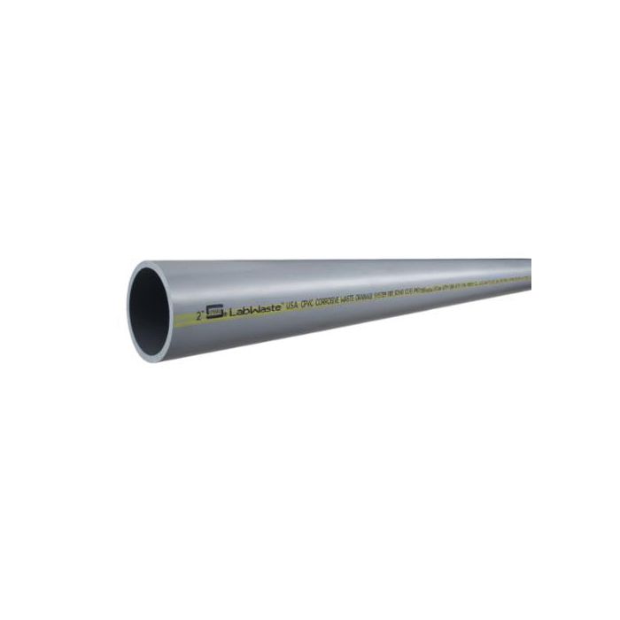 Spears LabWaste™ LW-020 Pipe, 2 in, 10 ft L, CPVC, Domestic