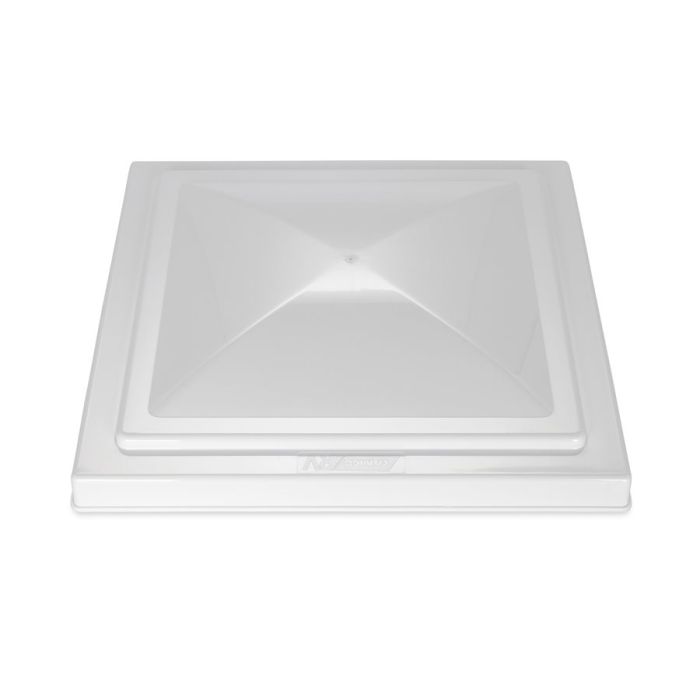 Camco 40161 Polycarbonate Vent Lid - Ventline pre'08/Elixir'94-up White(Polycarb) Bilingual