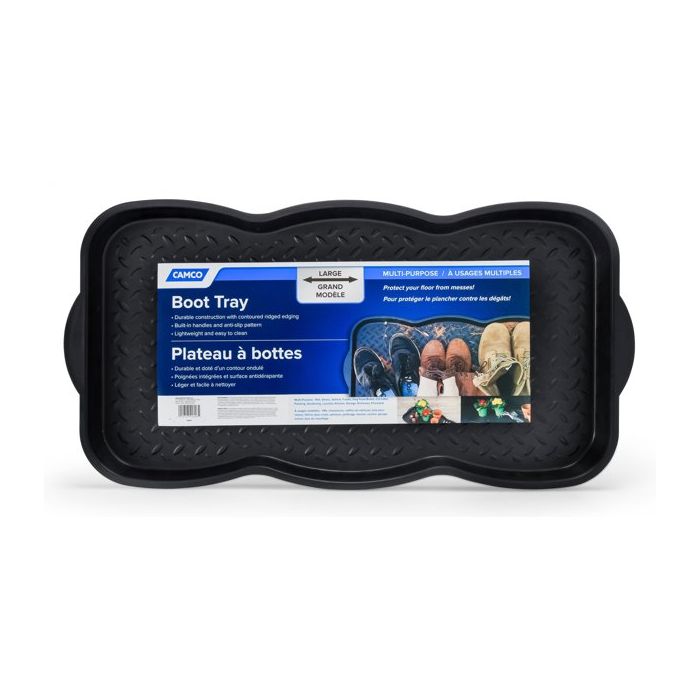 Camco 42896 Multi-purpose Shoe Tray - Large Bilingual