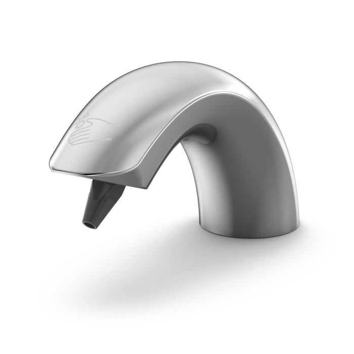 Toto TLK03001G#CP Touchless Auto Soap Dispenser Assembly with One Standard Spout, Chrome Plated