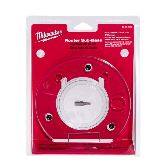 Milwaukee Tool 49-54-1028 Router Sub-Base Template