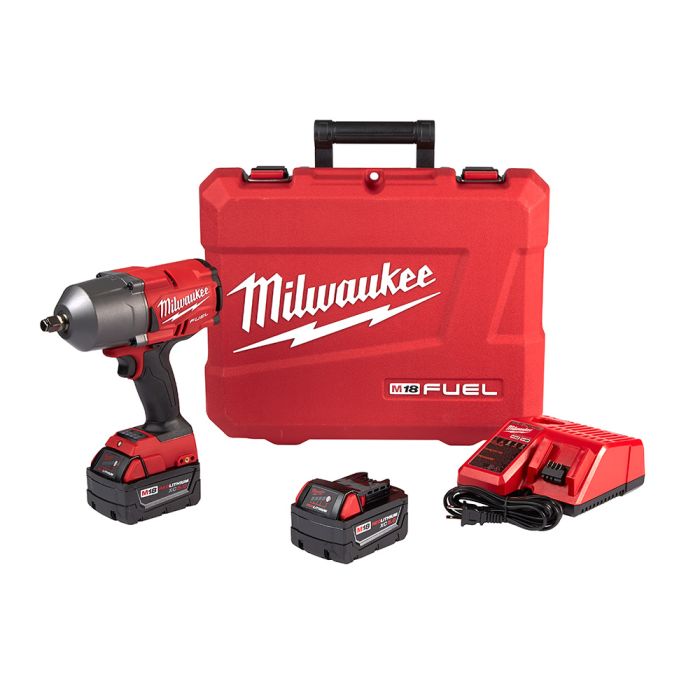 Milwaukee Tool 2767-22 M18 Fuel 1/2 In. High Torque Impact Wrench With Friction Ring Kit