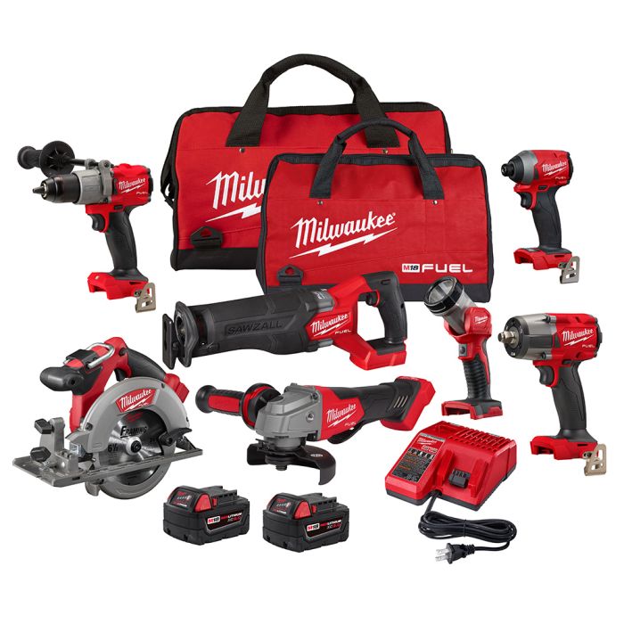 Milwaukee Tool 2998-27 M18 Fuel 7 Piece Combo Kit